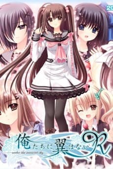 Pôster oficial do anime Oretachi ni Tsubasa wa Nai: Hadairo Ritsu Kyuuwari Zou!? em português