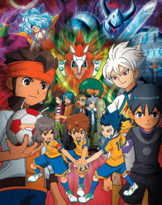 Pôster oficial do anime Inazuma Eleven Go: Kyuukyoku no Kizuna Gryphon em português