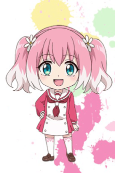 Pôster oficial do anime Munou na Nana: Mini Anime em português