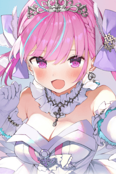Pôster oficial do anime #Aqua Iro Palette em português