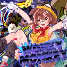 Pôster oficial do anime Wonky Monkey em português