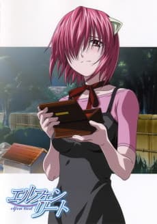 Pôster oficial do anime Elfen Lied: Just How Did the Young Girl Arrive at Those Feelings? em português